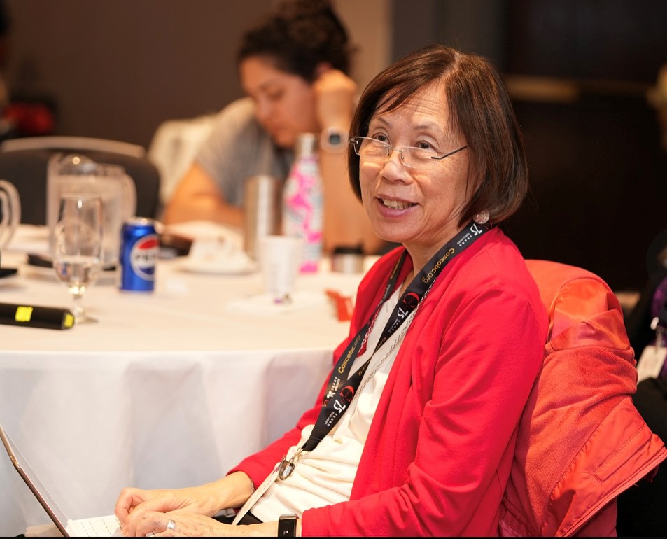 CPPR Director Adrienne Chan at the 2025 COSCO BC conference in September of this year.